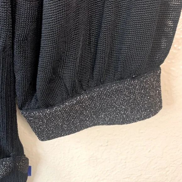 Armani Exchange Y2K Whimsigoth Mesh Glitter
Detail Belted Blouse Size M - Picture 10 of 12